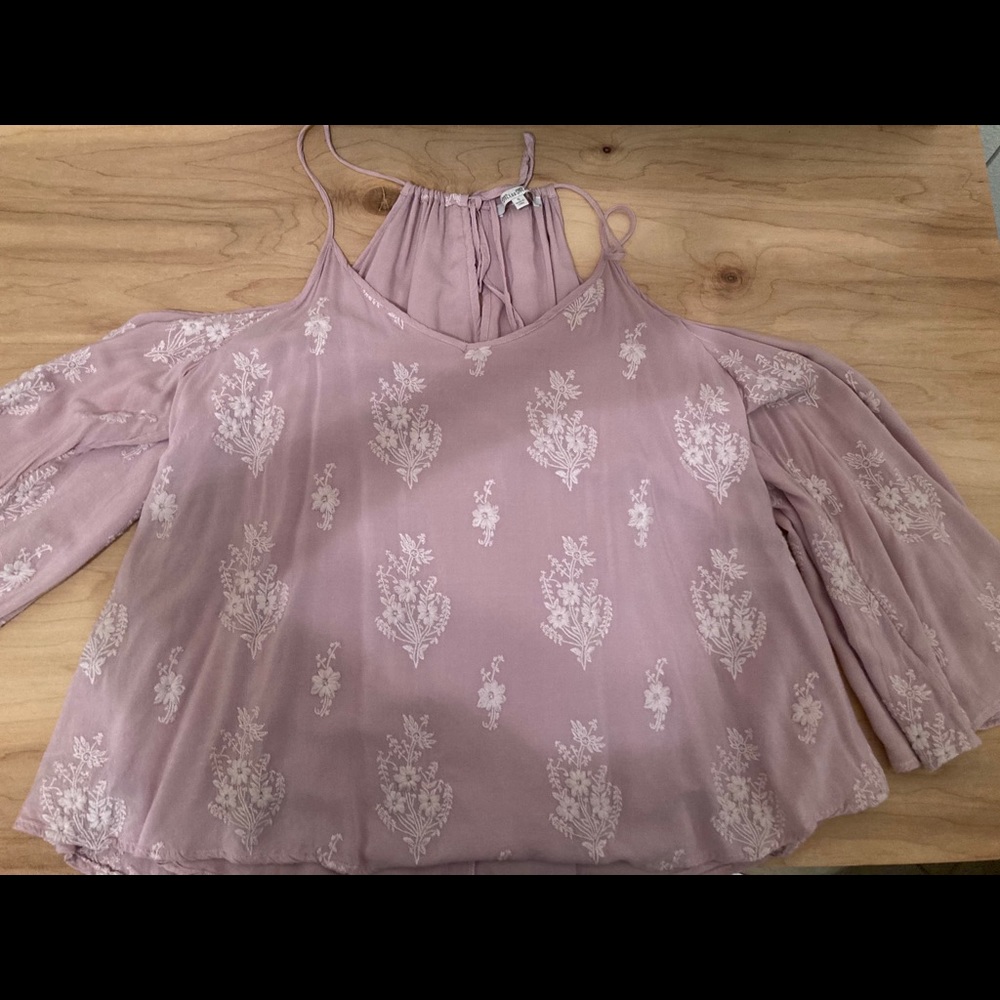 Cold shoulder blouse
